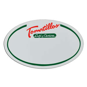 Custom Promotional Oval Badge 2"x3-1/4"