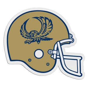 Custom Promotional Football Helmet Badge 3-1/2"x3-1/8"