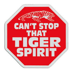 Custom Promotional Stop Sign Badge 3"