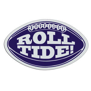 Custom Promotional Football Badge 2"x3"
