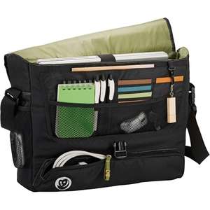 Owl 100% Recycled Deluxe Compu-Messenger Bag 