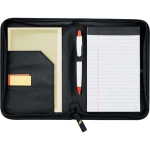 Tempo 100% Recycled PET Jr. Zippered Padfolio
