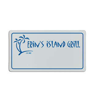 Custom Promotional Rectangle Badge 1-3/4"x3-1/2"