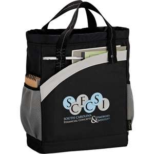 Arches Recycled Poly Backpack Tote Bag