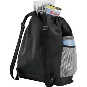 Arches Recycled Poly Backpack Tote Bag