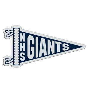 Custom Promotional Pennant Badge 2"x3-3/4"