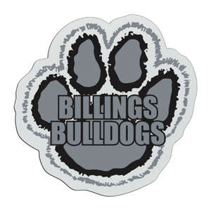 Custom Promotional Paw Badge 3"