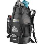 Customized Promotional Products - Slazenger Drop-Bottom Drawstring Backpack