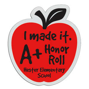 Apple Badge 2-7/8"x2-5/8"