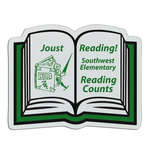 Promotional Badges - Book Badge 2-1/2"x3-1/8"