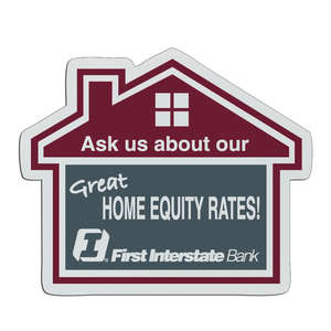 Custom Promotional House Badge 2-3/4"x3-1/4"