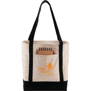 Custom Promotional Signature Cotton 12 oz Boat Tote Bag