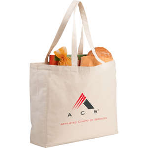 Custom Promotional Classic Cotton 6 oz All-Purpose Convention Tote Bag