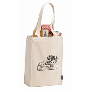 Custom Promotional Essential Organic 6 oz Cotton Grocery Tote Bag