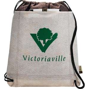 Jute Non-Woven Evolution Cinch Bag