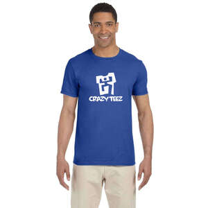 Custom Promotional Gildan 4.5 oz. SoftStyle Ringspun T-Shirt - Dark/Color
