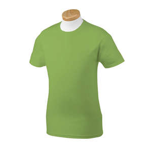 Gildan 4.5 oz. SoftStyle Ringspun T-Shirt - Dark/Color Kiwi