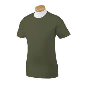 Gildan 4.5 oz. SoftStyle Ringspun T-Shirt - Dark/Color Green, Military