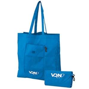 Custom Promotional Clip-On Fold-Up Tote