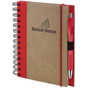 Recycled Color Spine Spiral Notebook