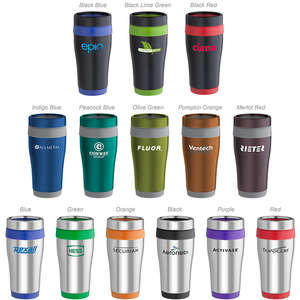 Custom Promotional 16 oz. Tumbler - Stainless Steel