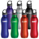 Business Water Bottles - 25 oz. Curvaceous Stainless Bottle