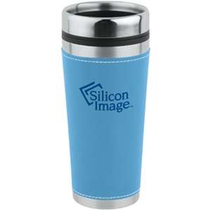 16 oz Leatherette Tumbler