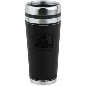 16 oz Leatherette Tumbler