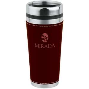 16 oz Leatherette Tumbler