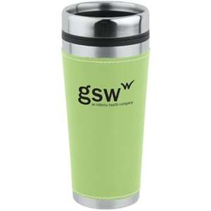 16 oz Leatherette Tumbler