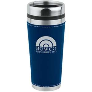 16 oz Leatherette Tumbler