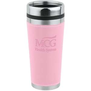 16 oz Leatherette Tumbler