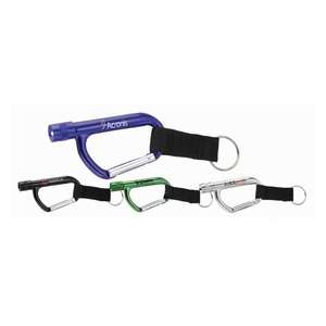 Flashlight Carabiner with Strap