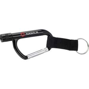 Flashlight Carabiner with Strap