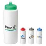 Personalized Water Bottles - Easy Squeezy Sports Bottle - 32 oz