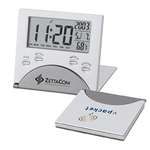 Promotional Clocks - Slim Aluminum Travel Alarm
