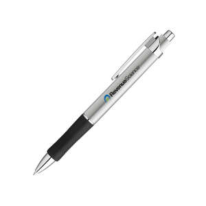 Custom Promotional Slim Silver Click Pen