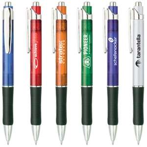 Slim Silver Click Pen
