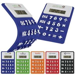 Custom Promotional Flexible Press Me Colorful Calculator