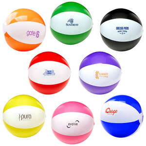 Custom Promotional Two-Tone Beach Ball - 16"