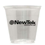 Imprinted New Years - Clear Plastic Sampler Cup - 3.5 oz