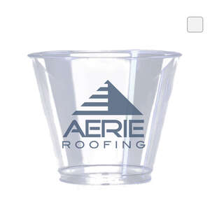 Custom Promotional Clear Plastic Tumbler - 9 oz
