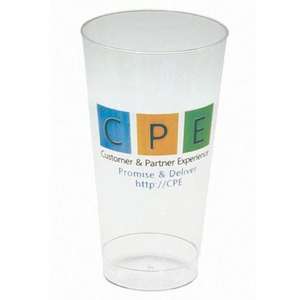 Custom Promotional Clear Plastic Tumbler - 16 oz