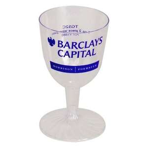Custom Promotional Two-Piece Wine Glass - 5 oz