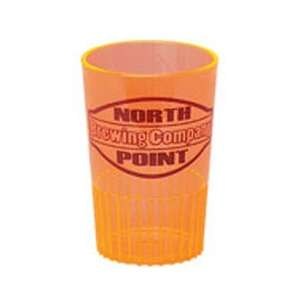 Custom Promotional Orange Mini-Brite Shot Glass - 1.5 oz