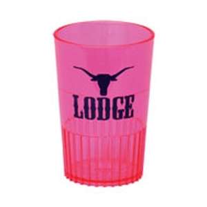 Custom Promotional Red Mini-Brite Shot Glass - 1.5 oz