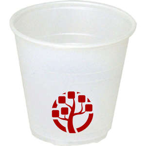 Custom Promotional Translucent Polystyrene Sampler Cup - 3.5 oz