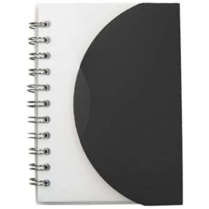 Custom Promotional Halfmoon Spiral Note Pad