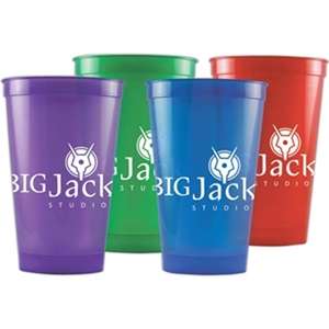 Custom Promotional 22 oz. Translucent Stadium Cup