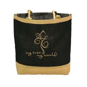 Market Jute Tote Bag 
